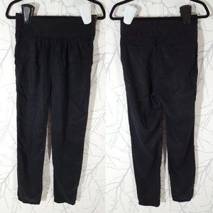 Wilfred Black Lyocell High Rise Pleated Front Casbah Pants